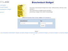 Tablet Screenshot of cylex-branchenbuch-stuttgart.de